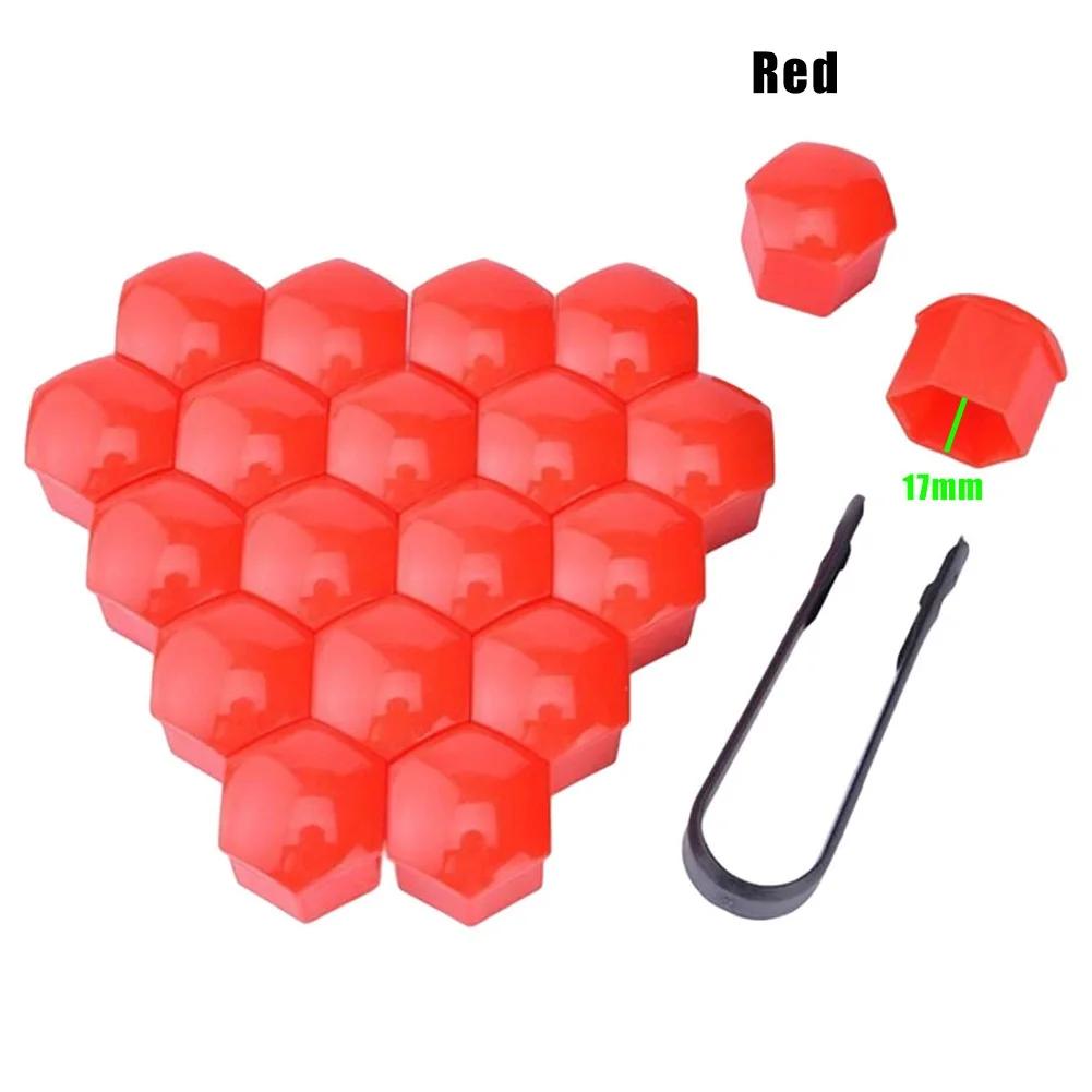 20PCS Car Tire Screw Cap Car Wheel Nuts Covers Auto Caps Hub Screw Protector Bolt Head Cover Cap Plastic Tire Wheel Screw Bolts