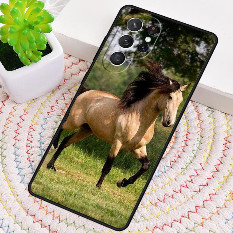 Horse Silicone Phone Case For Samsung Galaxy note 10 pro S26 S25 S24 S23 S22 S21 Plus S25Ultra Capa Cover