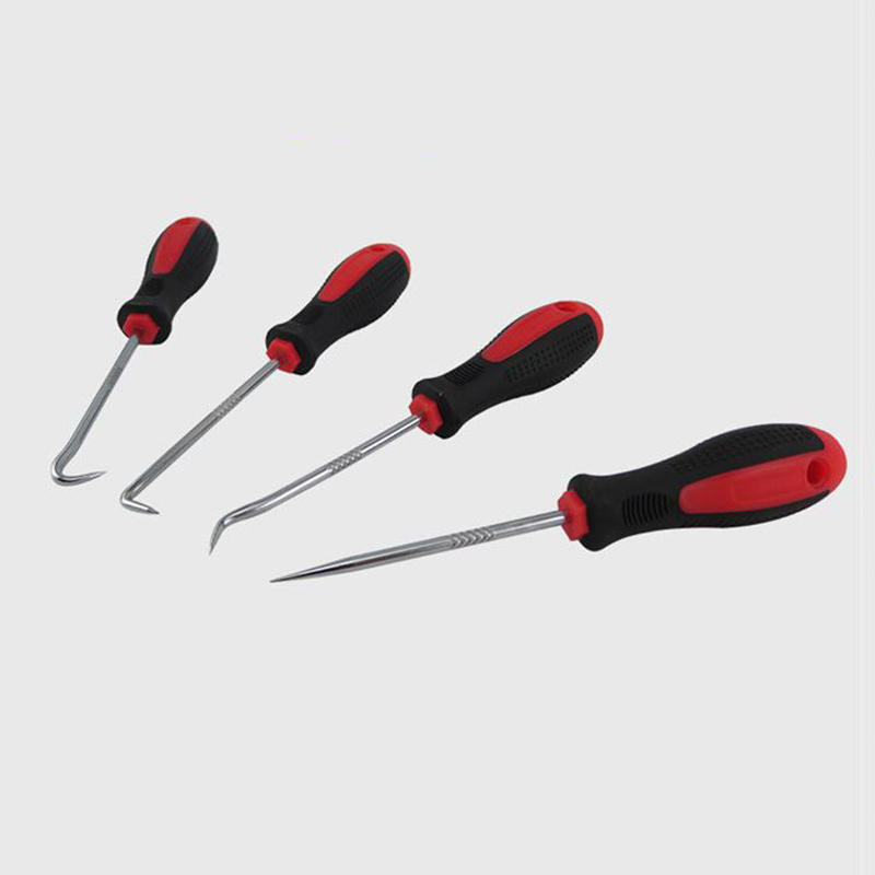 Durable Car Hook Craft Hand Tools 4Pcs Oil Seal O-Ring Seal Remover Pick Set