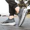 New fly-woven soft-soled couple shoes breathable single shoes women's sports and leisure shoes one-foot trendy shoes