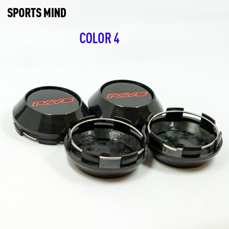 4PCS/lot 68MM Car Wheel Center Hub Caps for RAYS VOLK Emblem Logo CE28 Rim TE37 Tokyo Time Attack