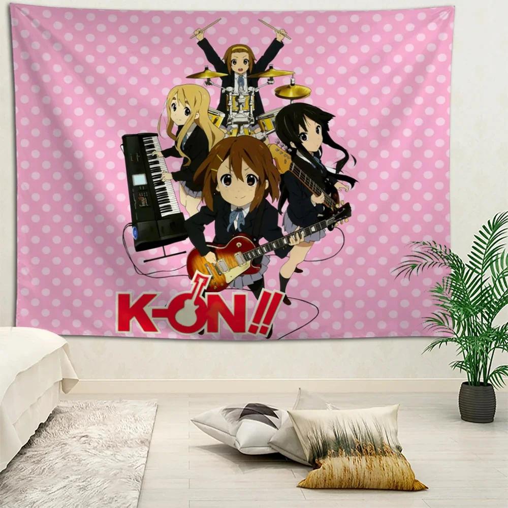 VIKAMA Cute Anime Girl Group Tapestry Wall Decoration for Otaku Bedrooms Dorm Rooms Kawaii Room Decor