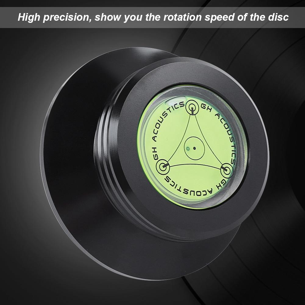 NEW Black Record Weight Clamp for LP Vinyl Turntables Metal Disc Stabilizer