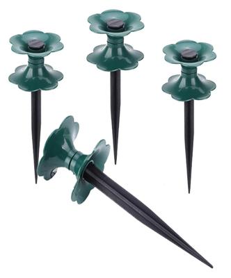 S.fields.inc Hose Guide Spike Roller for Gardening, Includes 4 Stakes, for Watering and Sprinkler Hoses