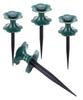 S.fields.inc Hose Guide Spike Roller for Gardening, Includes 4 Stakes, for Watering and Sprinkler Hoses