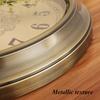 Metal Wall Clock Retro Living Room Silent Round Wall Watch Entrance Hall Nordic Simple Clock Modern Home Decoration Ornaments