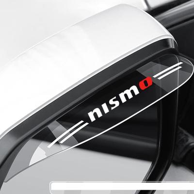 Nismo Nissan Bočné zrkadlo, Vodotesné, Snehuvzdorné, Nálepka, Clona, Štít, Jednoduchá inštalácia, Priehľadné, Odolné