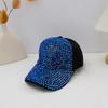 New European and American Feng Shui Diamond Baseball Cap Women's Hip Hop Shiny Hat Full Diamond Fashion Men's Sun Hat Stage Hat