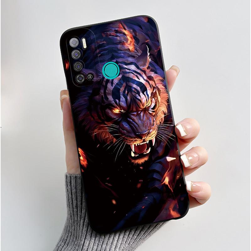 For Tecno Pouvoir 4 Pouvoir 4 Pro LC7 LC8 Case Luxury Cute Love Rabbit Funny Phone Casing Black Silicone Protective Back Cover