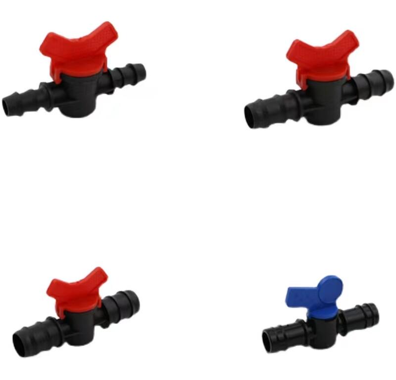 Complete Set of Barbed Pipe Fittings: Drip Irrigation Connectors Direct Elbow Tee Plug for 16/20/25mm Pipes