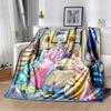 Classic Tv Throw Blanket Golden Girls Friend Ship Flannel Lightweight Plush Fuzzy Cozy Soft Blankets and Throws Custom Blankets