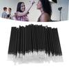 100PCS Black Eyeliner Brushes Applicator Cosmetic Eye Wands for Eyeliners Lip Liners Makeup Tool wit