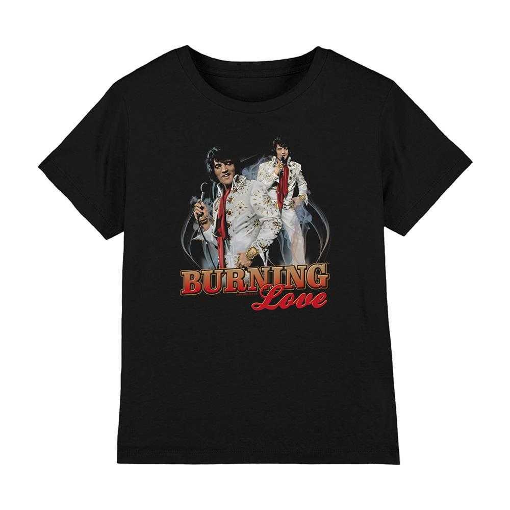 Elvis Presley Childrens/Kids Burning Love T-Shirt