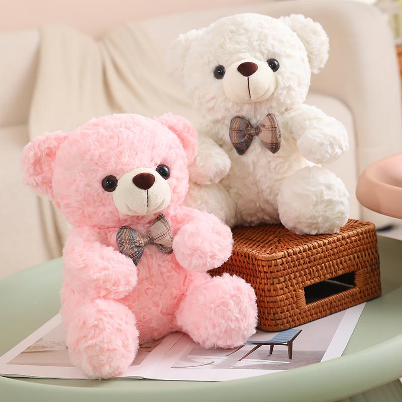 35/50/60CM Cute Sit Bear Plush Toys 5Colour Bear Plushie Pillow Stuffed Soft Dolls for Kids Girls Lover Gifts Room Decor