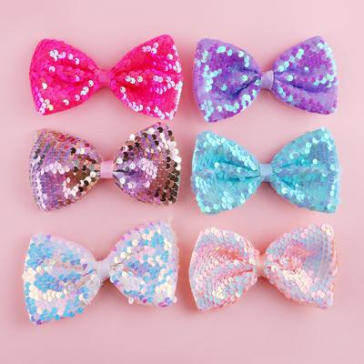 Fiocchi Glitterati Colorati e Accessori per Capelli in Tessuto per Cerchietti Fai da Te