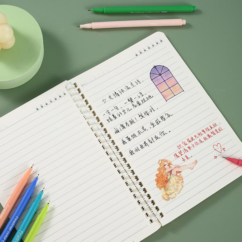 Morandi Color Gel Pen Set: Quick-Drying Student Planner & Children's Drawing Pens