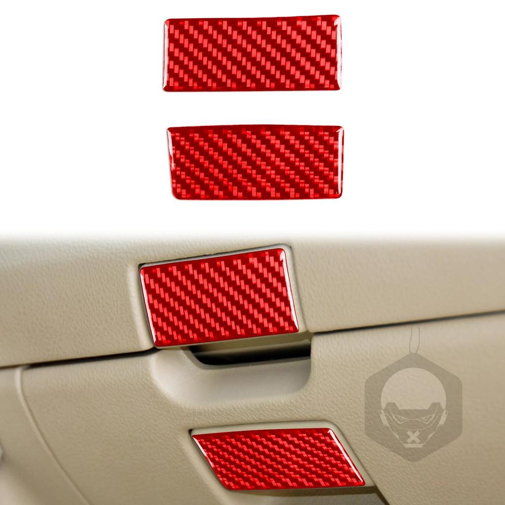 For Toyota Corolla 2007 2008 2009 2010 2011 2012 2013 Accessories Carbon Fiber Interior Codriver Storage Box Handle Trim Sticker