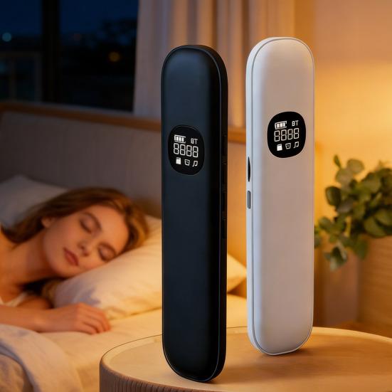 Podpolštářový reproduktor pro spaní Kondukční Pomůcka na spaní Mini Kostní Bluetooth-kompatibilní Soukromý reproduktor na spaní s bílou