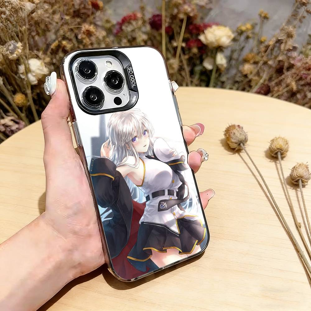 

Azur Lane Phone Case For iPhone 17,16,15,14,13,12,11 Plus,Pro Max,XS,Colored Silver Plated Inside Cover iPhone14ProMax