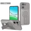 Carbon Fiber Invisible Stand Holder Built-in Magnetic Ring Case for OPPO A5X A5 Pro A5 5G A3X A3 A40m A40 A60 Protect Cover
