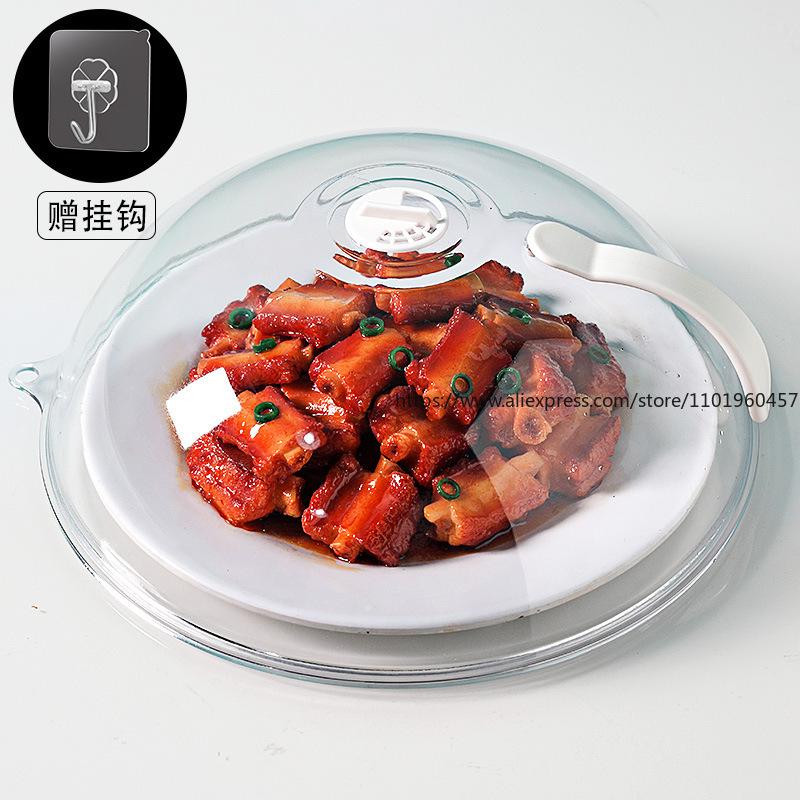 Mikrowellen-Spritzschutz Hitzebeständige Lebensmittelabdeckung für Teller Schüsseln Ölfest Staubdicht Frischhalte-Deckel