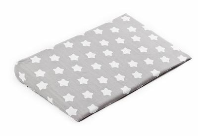 Pillowcase with Gusset 38X60 Gray Stars