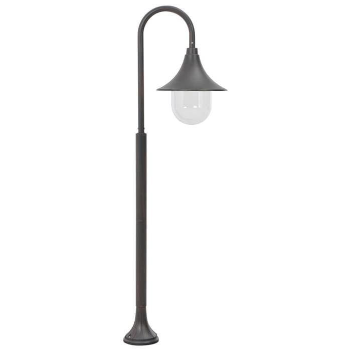 Lampadaire de jardin - vidaXL - 120 cm - Aluminium - Bronze - E27