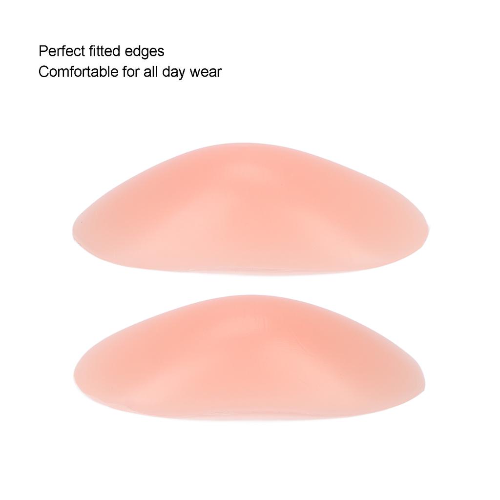 2pcs Shoulder Pads Soft Silicone Self Adhesive Prevent Slip Reusable Shoulder Push Up Pads