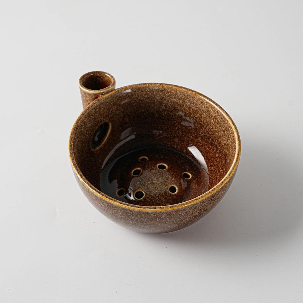 Ceramic Swirl Berry Washing Drain Bowl Dynamic Vortex Fruit Cleaning Bowl for Vegetable Fruits