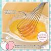 Shimomura Kogyo Pitaco Mini Whisk, Made In Japan, Dishwasher Safe, PC-205, Made In Tsubame-Sanjo, Niigata, Pink, Product Size: 6 X 20 Cm