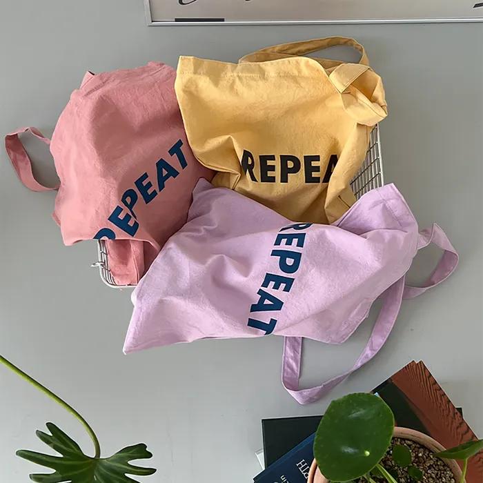 Logo Eco Bag Summer Bag (9 colors)