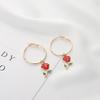 Rosenblüten-Steckohrringe - Europäischer und Amerikanischer Modeschmuck für Damen