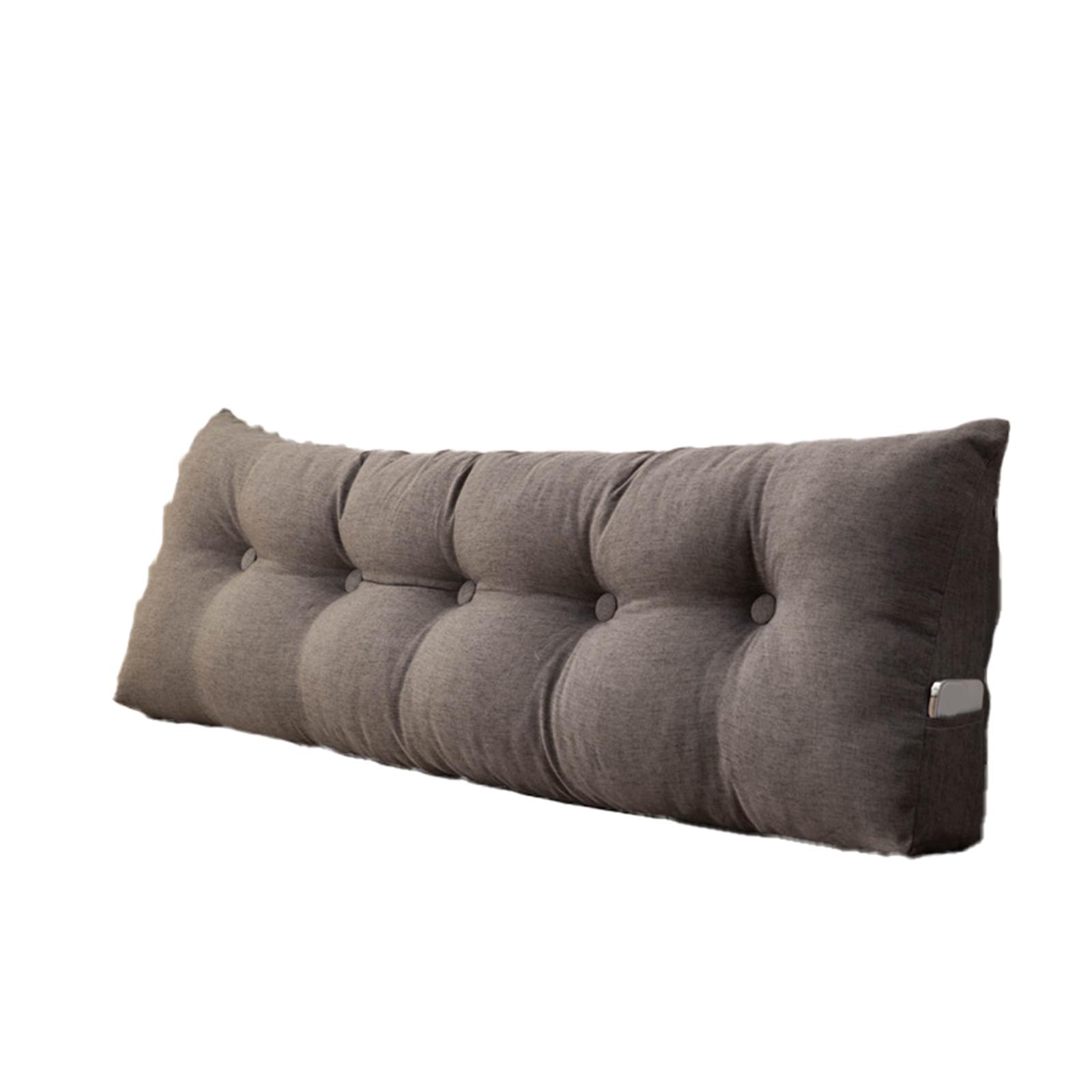 

Подушка изголовья Серо-голубая Подушка для чтения с длинной спинкой, Подходящая для сидения на кровати, Подушка для позиционирования и поддержки спины One Size светло-коричневого