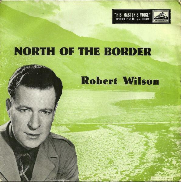 

7-дюймовая пластинка ROBERT WILSON North Of The Border 7EG8374 His Masters Vo 1962 Великобритания Мировая музыка Б/у