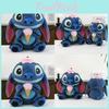 Plush Ice Cream Stitch Animal Toy With Pp Cotton Filling For Kids Gift Idea