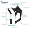 For Toyota RAV4 2013 2014 2015 Real Soft Carbon Fiber Sticker LHD Car Center Gear Shift Panel Trim Interior Accessories