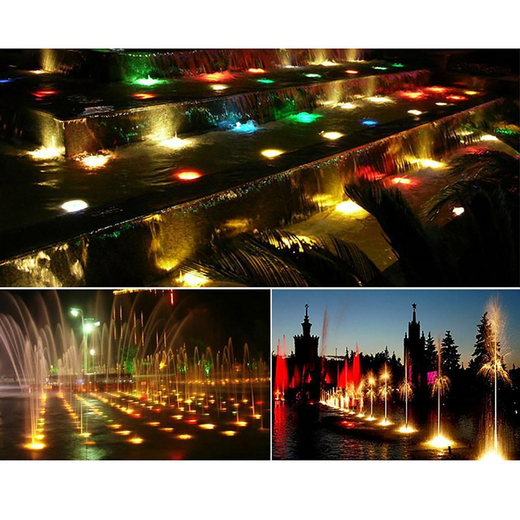 3W/6W/12W  RGB Outdoor IP68Waterproof Colorful Water Spotlight Swimming Pool Light Fountain Light Led Underwater Light