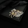 Gold & Diamond Vintage Butterfly Brooch - Versatile Women's Pin Jewelry