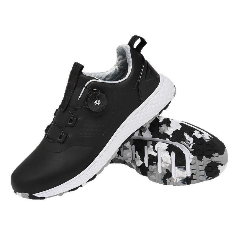 Golf Shoes Outdoor Casual Sports Shoes Training Shoes Lace Nails Sneakers Rotary Buckle Sneakers