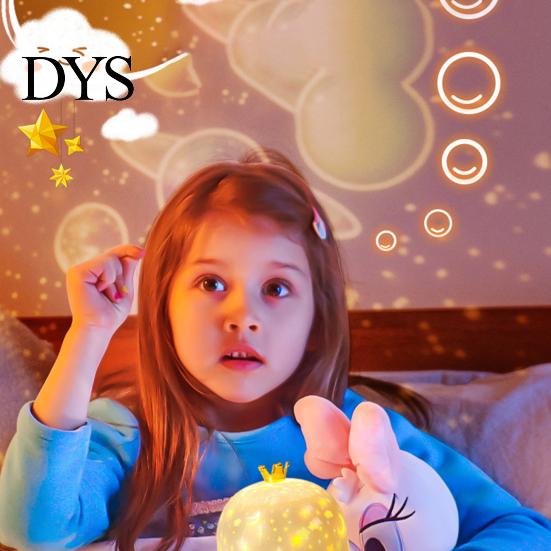 Bedroom Projector with Music Speaker Dream Star Lamp, Rotating Night Light Box & Sleep Aid Lamp for Toddlers Bluetooth-compatible Speaker, 15/21 Theme