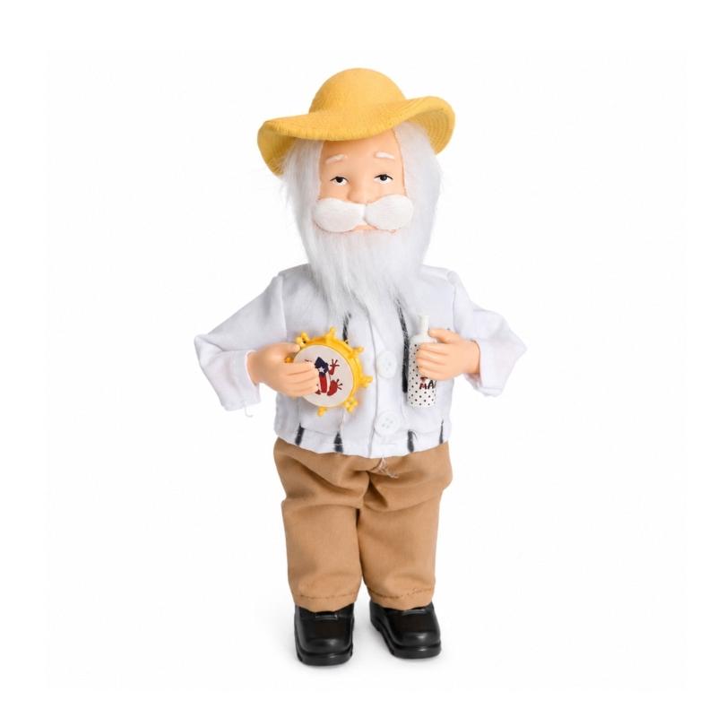 Christmas Shelf Accent Santa Figure for Entryway Table Use, Side Table Placement, and Indoor Seasonal Home Display for Holiday Shelf Use