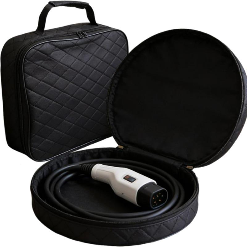 Electric Car Charger Plugs Storage Carry Bag Car Charging Cable Sockets Waterproof Fire Retardant Equipment Container