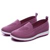 Women's Spring Soft-soled Cloth Shoes Comfortable and Fashionable Style Work Shoes Middle-aged Flying Woven Flat-bottomed Breathable Loafers