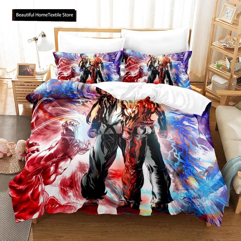 3D-trykt Kyokushin Karate Sengetøyssett Gutter Jenter Twin Queen Size Dynetrekk Putetrekk Seng Barn Voksen Hjemmetekstil