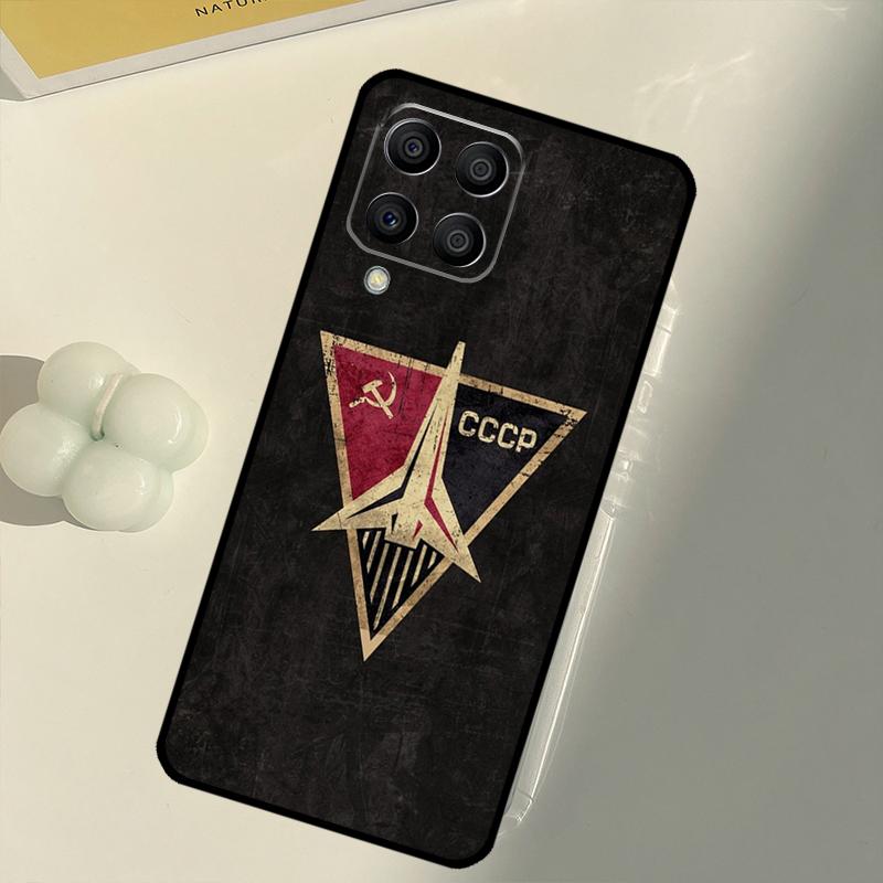 Red Soviet Union USSR Flag For Samsung Galaxy M33 M13 M14 M12 M32 M52 M31 M55 M15 M11 M21 M35 M53 M34 M54 M06 M16 Case
