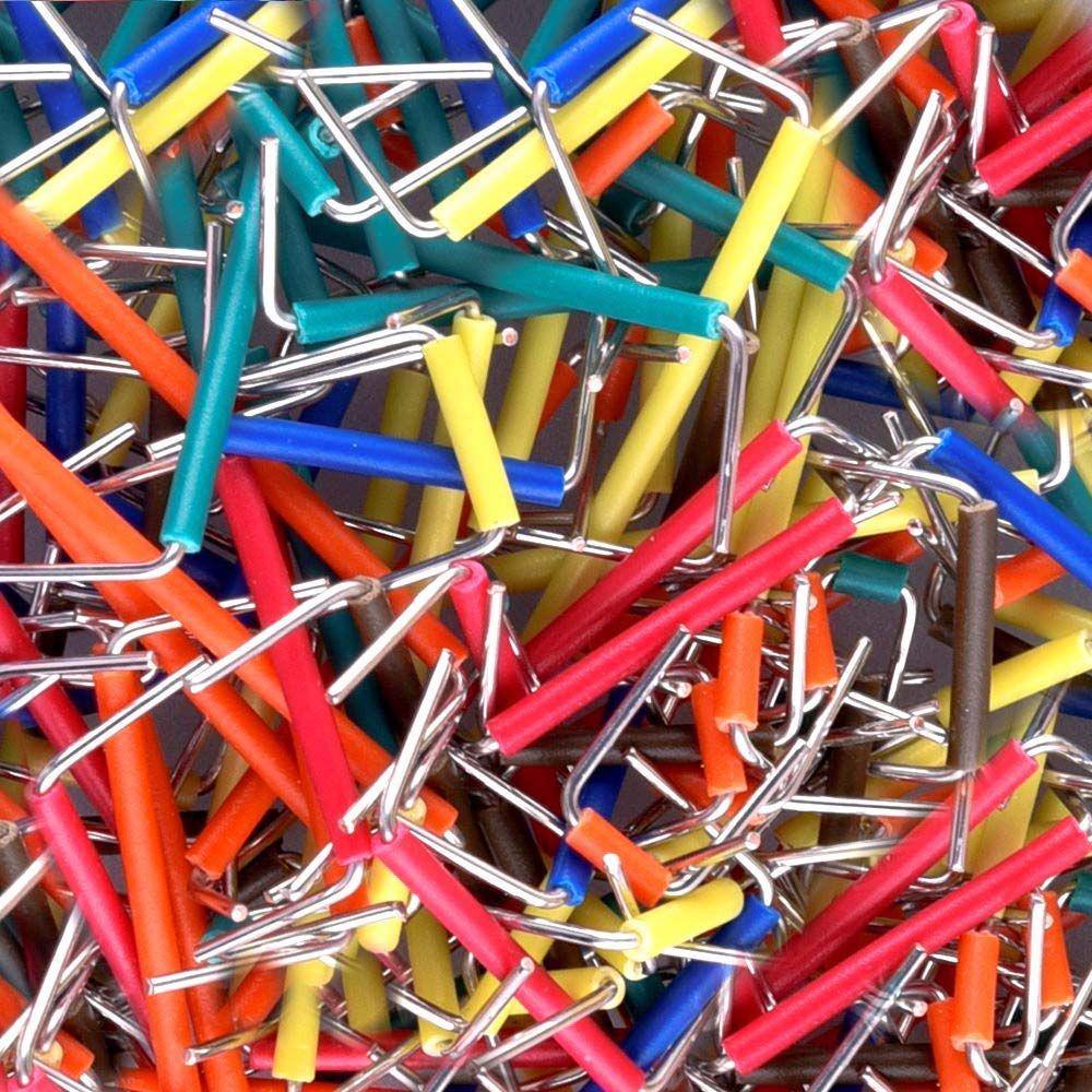 14 Lengths Electrical Wires Assorted Jumper Wire Kit Electrical Supplies Breadboard Jumper Wire