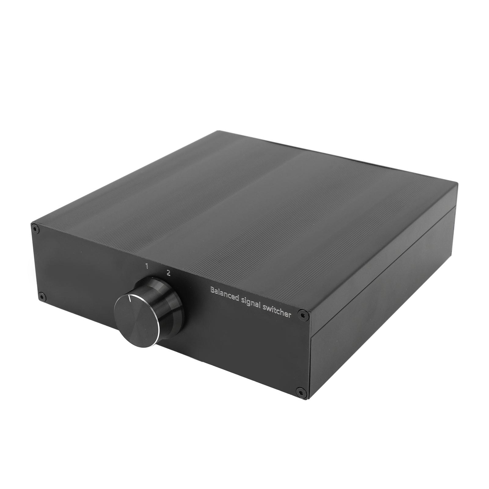 

2 входа 1 выход звуковой переключатель XLR Lossless Balance Sound Selector Switcher для 2-канального HiFi Stereo LR