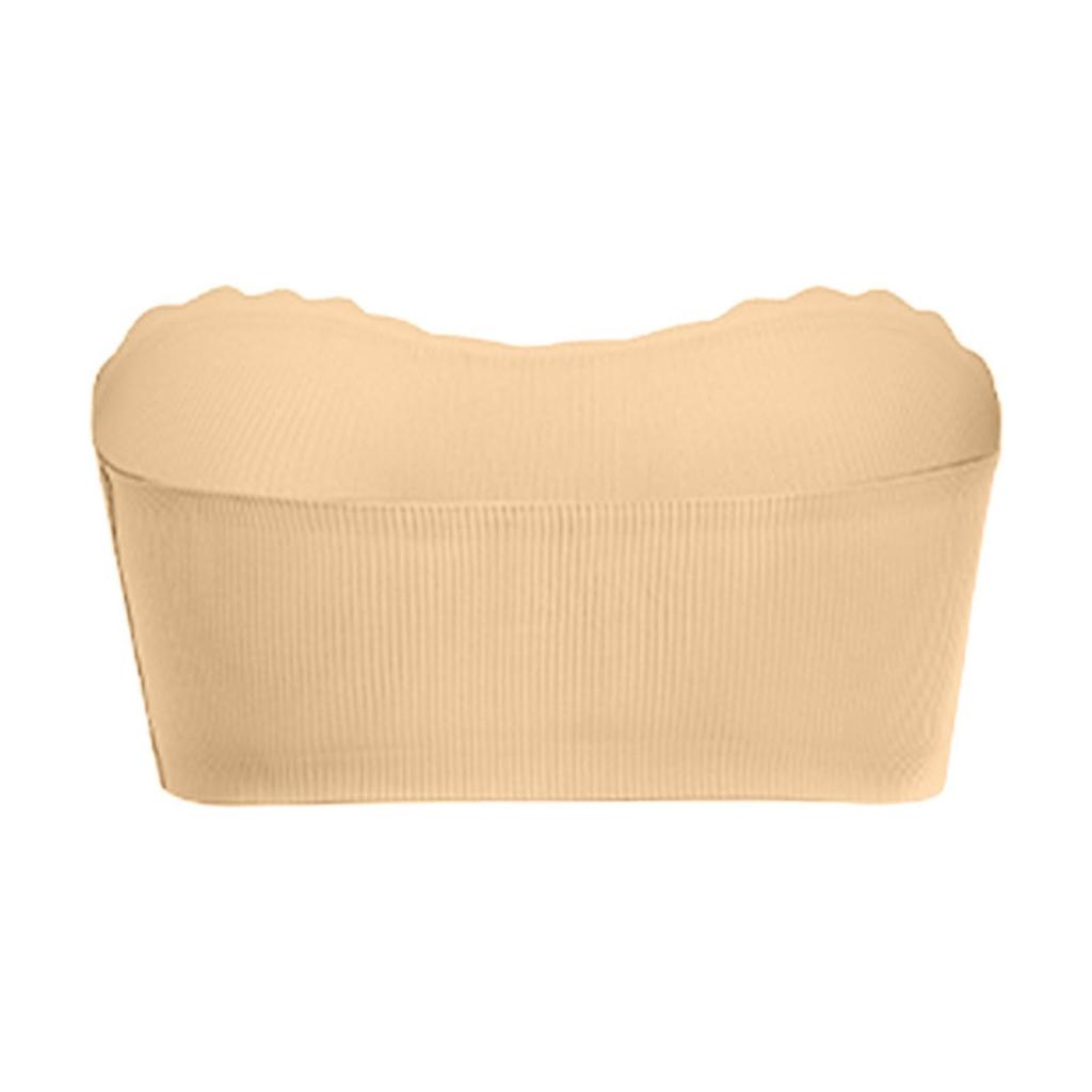 Trådlösa Axelbandslösa Bh:ar Med Knäppning Framtill För Kvinnor Push Up Bandeau Komfort Framhake Nedre Kant Bralette Underkläder