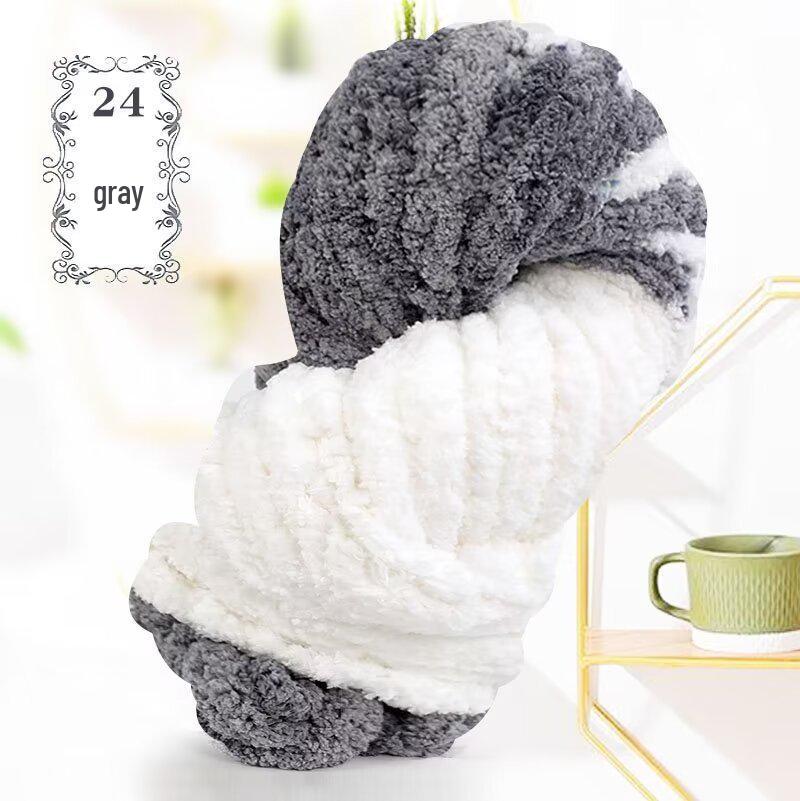 Pătură Croșetată din Fire de Gheață Pufoase Extra Groase - DIY Caldă Calitate Handmade