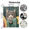 DIY 3D Pearl Diamond Painting Art Set Cute Cat Home Decor Animal Art Set Wall Art